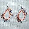 Handmade Bead Earrings From Kenya