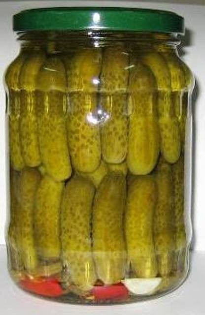 Canned Pickled Baby Cucumber