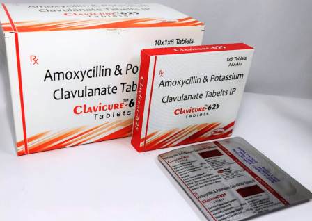 Amoxycillin + Clavulanic 625mg - CLAVICURE625 